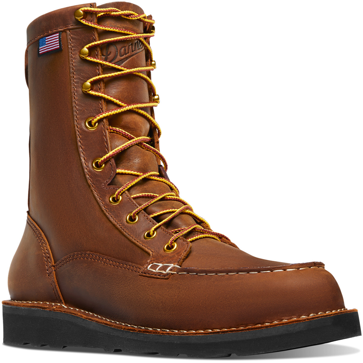 Botas De Trabajo Danner Hombre Mexico - Bull Run Moc Toe 8 Marrom - PLTND0573